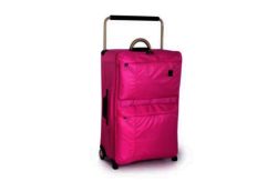 IT World's Lightest Large 2 Wheel Suitcase - Pink